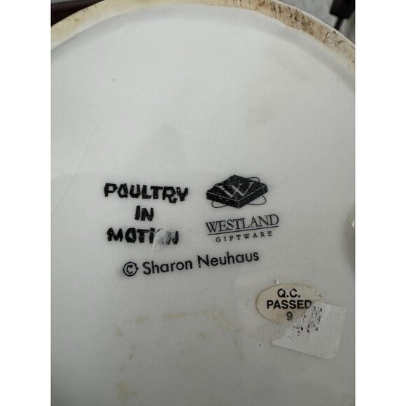 🐓 Vintage Poultry in Motion Roosters – Set of 2 Collectible Figures - Picture 8 of 14